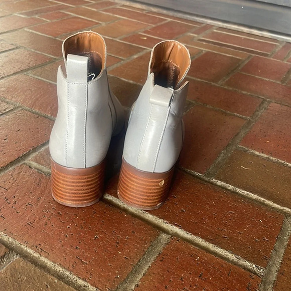 Gray Rosie Franco Sarto Booties 7 - Picture 4 of 9